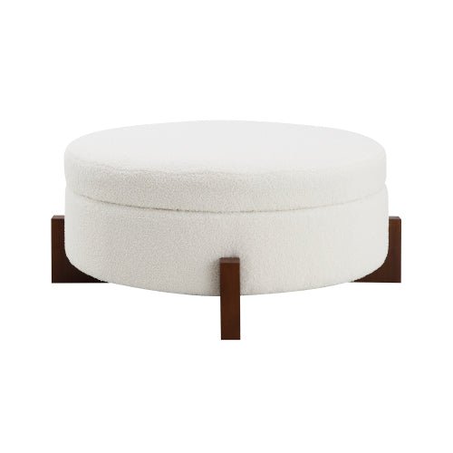 Teddy Fleece Multipurpose Storage Ottoman - Sonkuki