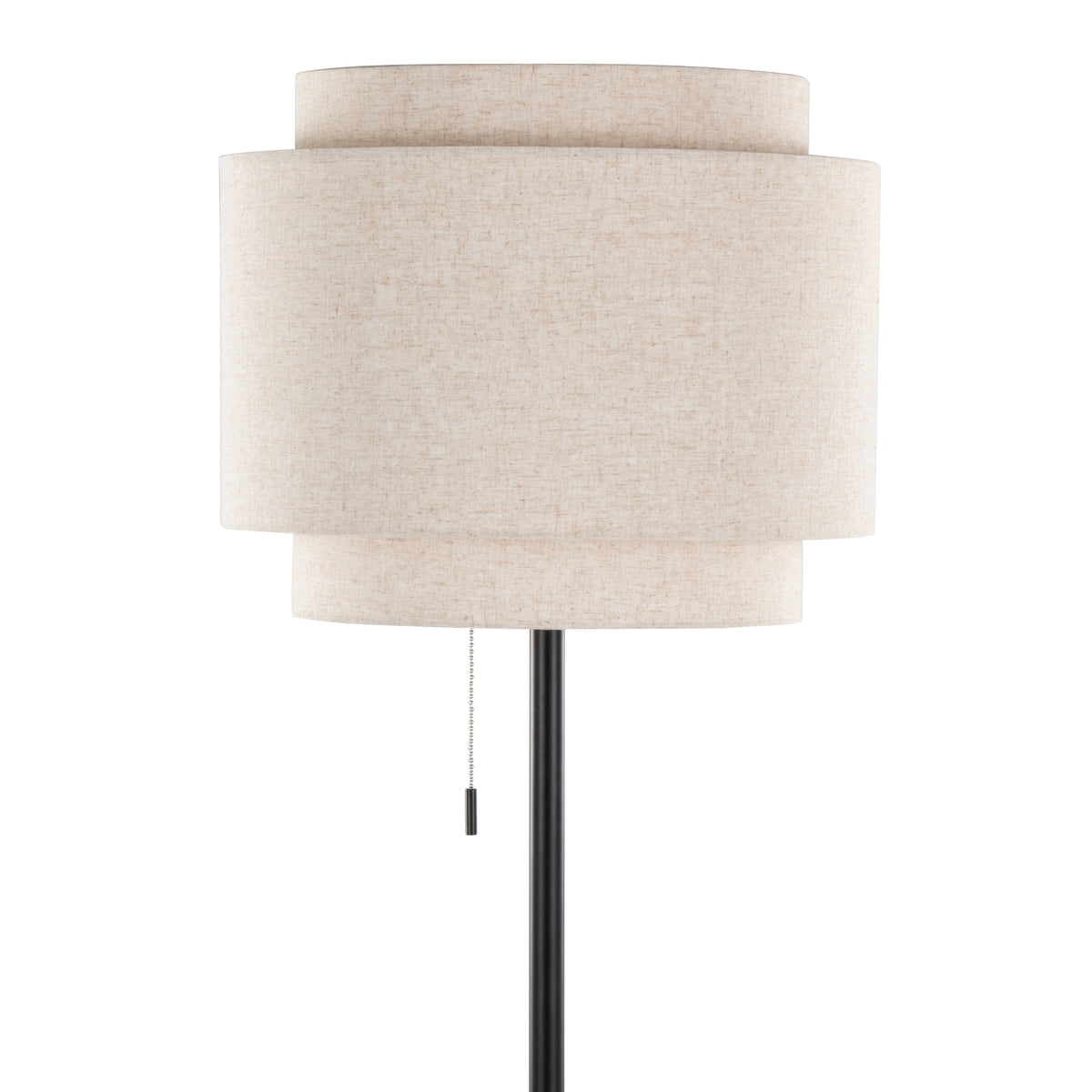 Tier 64" Contemporary Metal Floor Lamp - Sonkuki
