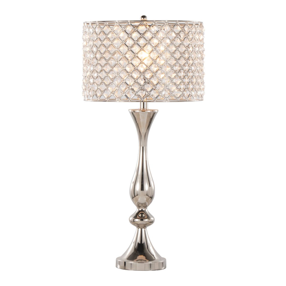 Topaz 27" Contemporary Metal Table Lamp - Sonkuki