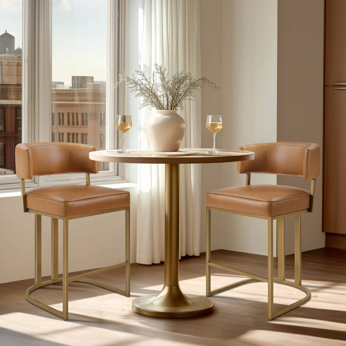Upholstered Counter Stool - Sonkuki
