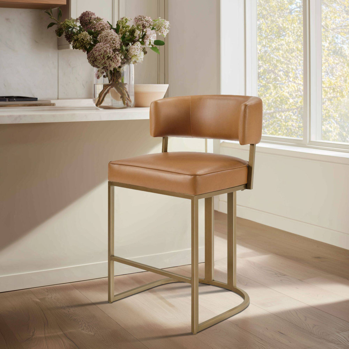 Upholstered Counter Stool - Sonkuki