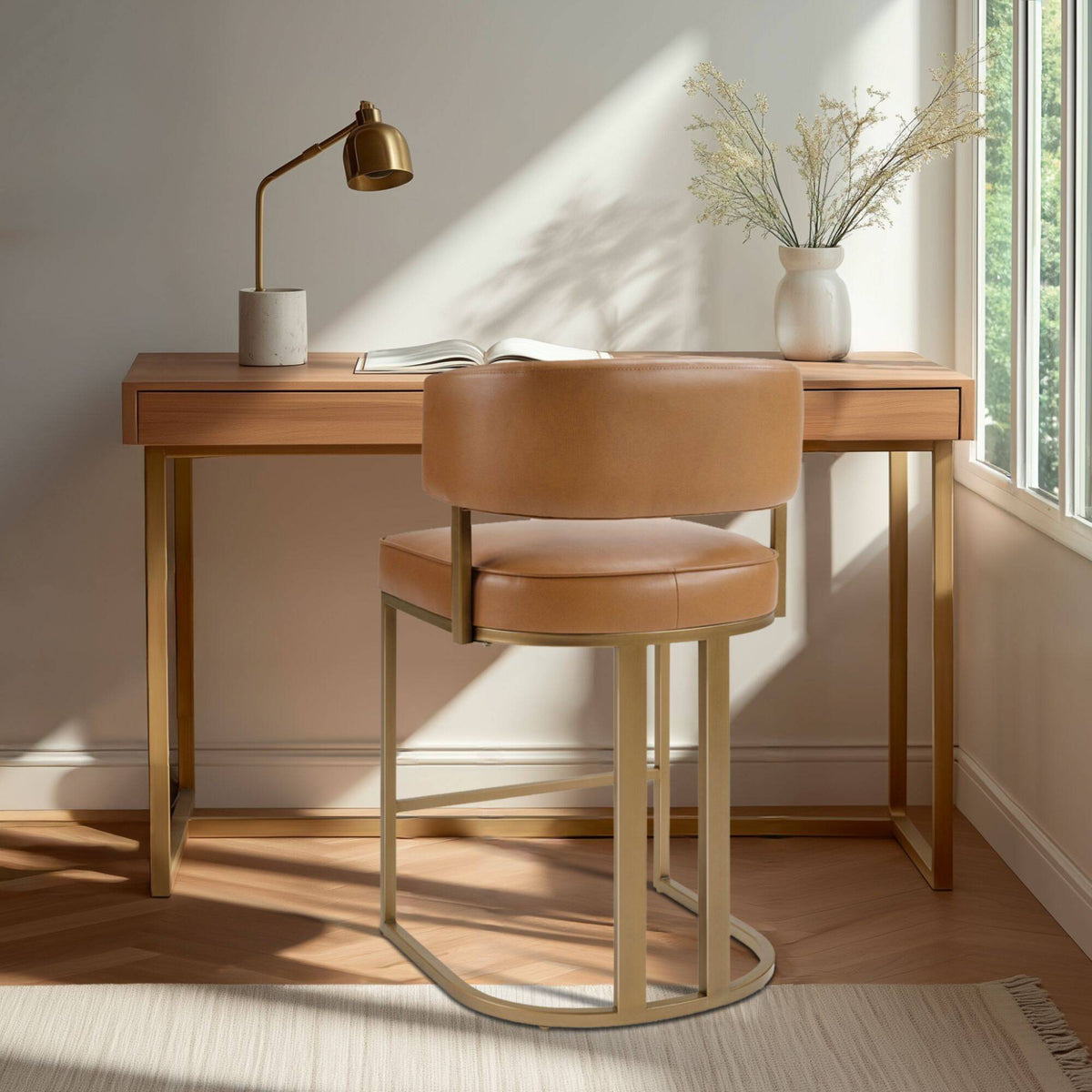 Upholstered Counter Stool - Sonkuki