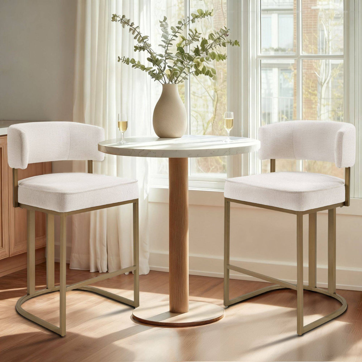 Upholstered Counter Stool - Sonkuki