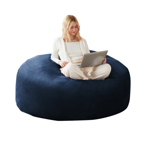 Bean Bag Chair, Memory Foam Filling, Adult and Teen Soft Sofa with Flannel Cover for Living Room, Bedroom, College Dorm