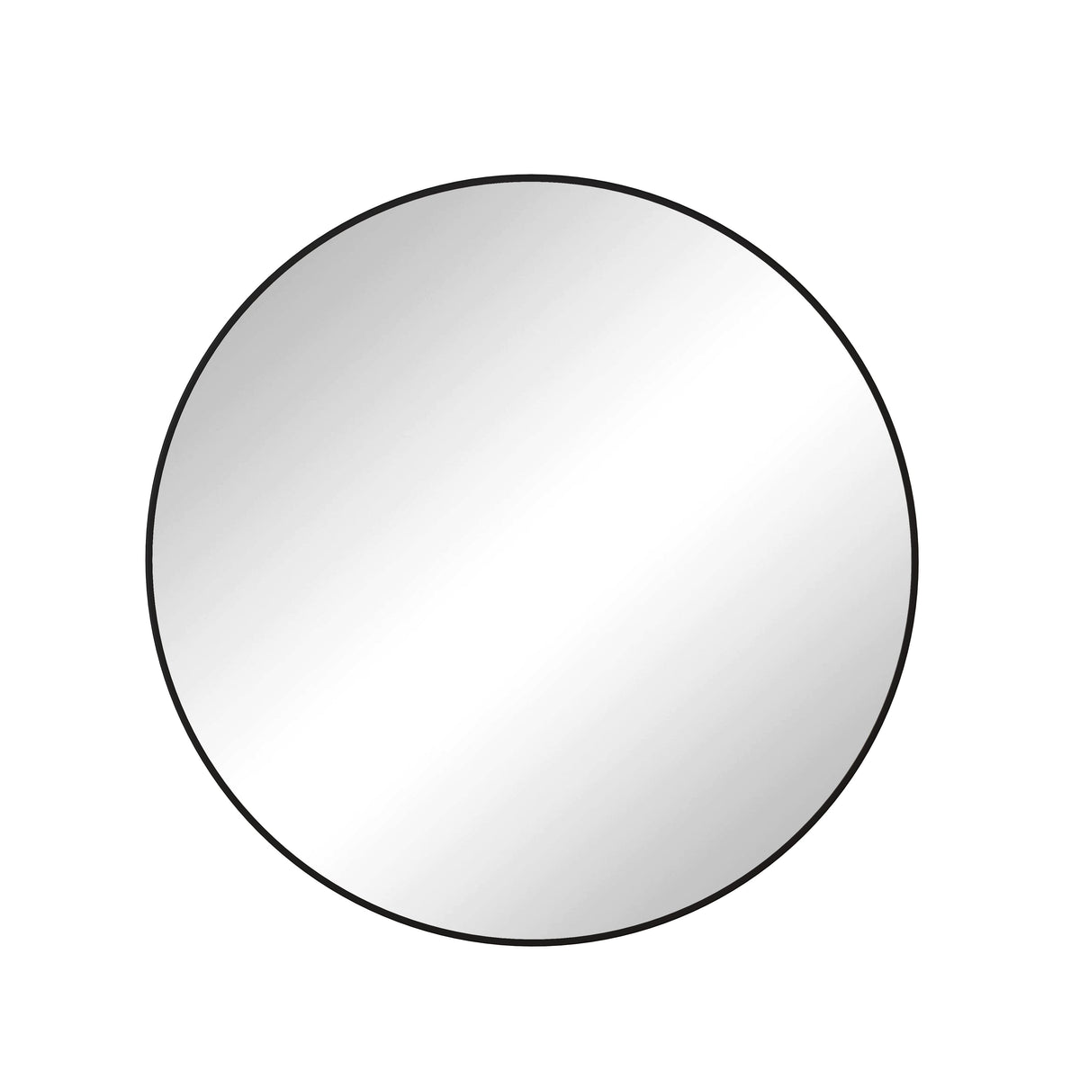 Wall Mirror Circular Metal Framed Round Vanity Mirror - Sonkuki