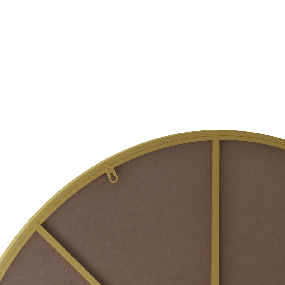 Wall Mirror Circular Metal Framed Round Vanity Mirror - Sonkuki