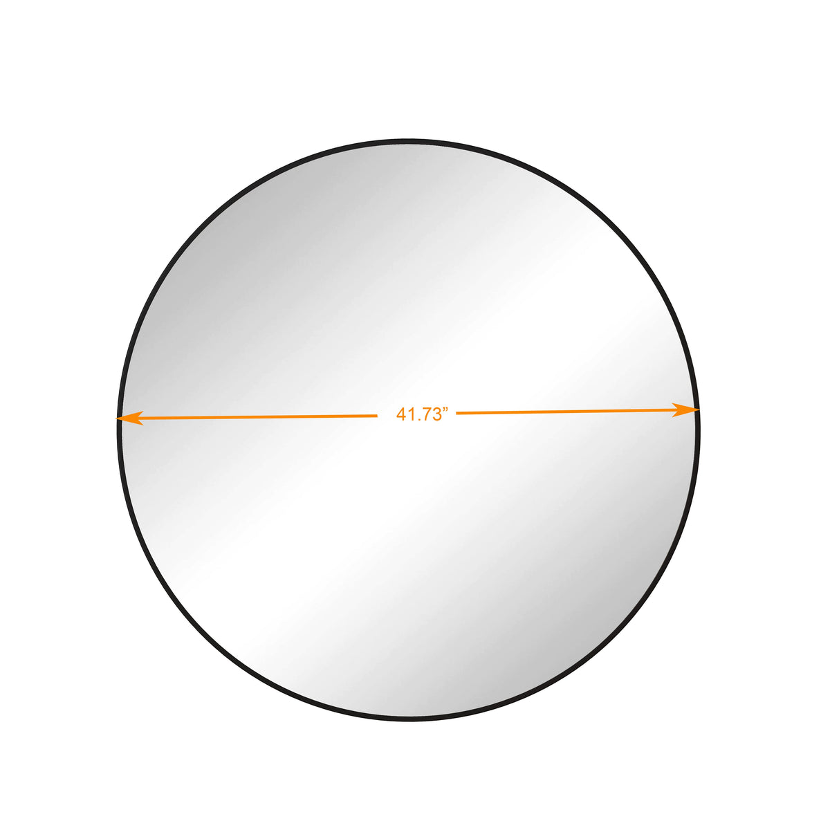 Wall Mirror Circular Metal Framed Round Vanity Mirror - Sonkuki