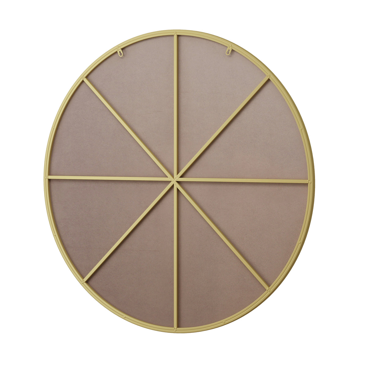 Wall Mirror Circular Metal Framed Round Vanity Mirror - Sonkuki