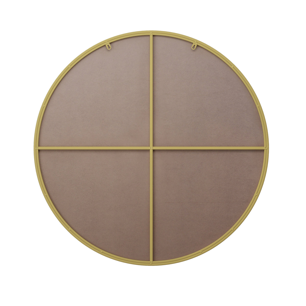 Wall Mirror Circular Metal Framed Round Vanity Mirror - Sonkuki