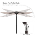 SONKUKI 10 x 6.5ft Patio Market Umbrellas.