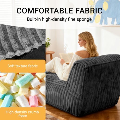 ZDFK-SHENHUI Modular Floor Chaise Lounge - Convertible Sofa Bed for Multi-Scene Relaxation - Sonkuki